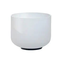 US DirectCVNC 432Hz 10" C Note Chakra Crystal Singing Bowl Frosted Quartz Sound Heal Bath