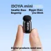 BOYA Mini Wireless Lavalier Lapel Microphone AI Intelligent Noise Cancelling Mic for iPhone Android Type-C Phone Live Broadcast Audio Video Recording Vlog