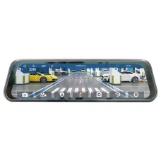 9.36 inch 2.5D Rearview Mirror Dash Cam Touch Screen Carplay Driving Recorder Streaming High Definition Large Screen bluetooth Reversing Rearview Mirror