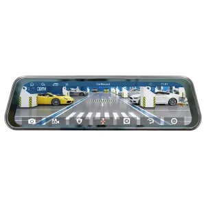 9.36 inch 2.5D Rearview Mirror Dash Cam Touch Screen Carplay Driving Recorder Streaming High Definition Large Screen bluetooth Reversing Rearview Mirror