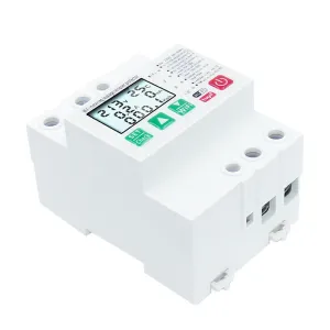 Tuya Smart Leakage Circuit Breaker WIFI Energy Meter Kwh Metering Switch Timer with Voltage Current and Leakage Protection APP Control