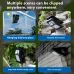 IPRee Multifunctional Solar Clip Light Outdoor Portable Waterproof Sensor Lamp Courtyard Garden Lamp Patio Home Camping Wall Lights