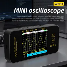 BSIDE OT5 50MHz Mini Oscilloscope Single Channel 200MSa/s Sampling Rate Portable Digital Signal Analyzer USB Powered Compact Design