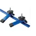 Drillpro Blue Oxidation 100-1220mm T-track T-slot Miter Track Jig T Screw Fixture Slot 19x9.5mm For Table Saw Router Table Woodworking Tool