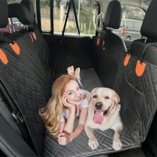 Xmund 132x160cm Dog Car Backseat Cover Waterproof Car Seat Protector Anti Dirty Anti-Scratch Pets Car Dog Mat Nonslip Dogs Hammock Dog Supplies
