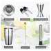 Professional Bar Cocktail Shaker Set Stainless Steel 750ml 550ml Mixer Accessories Bartender Kit