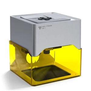 EU/US/BR Direct TWO TREES TS1 Mini Laser Engraver Machine 3W 80x80mm Engraving Area Desktop CNC Engraving for Wood Leather Plastic Offline Operation with Safety Goggles Lightburn Compatible DIY Craft Tool