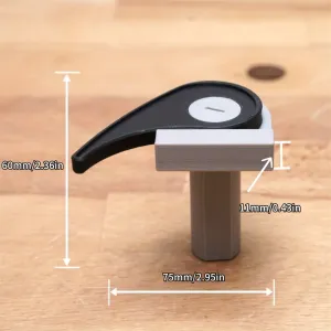 Quick Release Ratcheting Bench Dog Plastic Clamping Tool 19mm/20mm Workbench Accessories Multi Function Table