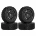 4PCS Upgraded RC Car Parts Wheel Tires for 70mm RV 1/10 Tamiya xv02 RC Car Vehicle Models Accessories