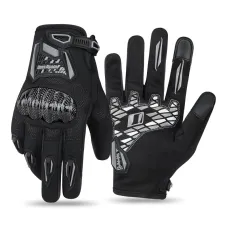 OnesAgain MG45P Winter Motorcycle Gloves Waterproof Anti-Slip Touchscreen Carbon Fiber Protective Riding Gear Purple Black