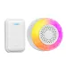 Smart Alarm Doorbell 110dB 350m Wireless Range 6 LED Lighting Modes 62 Ringtones IP44 Waterproof Night Light Doorbell