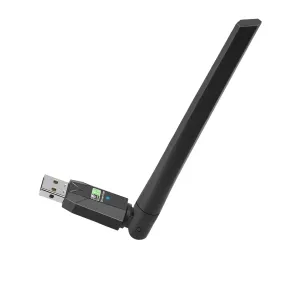 WB603 650Mbps WiFi Network Card 2.4G/5G Dual Band USB Wireless bluetooth Adapter with 5dBi Antenna Driver-free