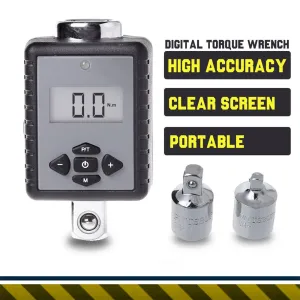Digital Torque Wrench Adapter 10-200Nm Electronic Torque Converter with Digital Display for Motorcycles / Engine Maintenance / Versatile DIY Use