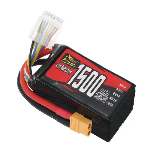 ZOP Power 6S 22.2V 1500mAh 120/240C 33.3Wh LiPo Battery XT60 Plug for SpeedyBee Master 5 Geprc Cinelog35 Analog