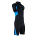 DIVE&SAIL Shorty Warm Wetsuit 1.5mm Neoprene Back Zip UPF50+ Sun Protection Soft Skin-Friendly Breathable Quick Dry Diving Suit for Snorkeling Surfing Kayaking Swimming