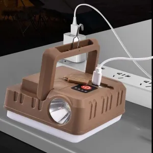 5 in 1 Outdoor LETent Lamp Far and Near Dual Light USB Charging Mobile Night Market Light Floor Lamp Emergency Wild Camp Light