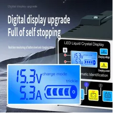 Intelligent Pulse Repair Charger Battery Charging And Repairing Machine 12V 24V Charger Car Battery Charger LED Display Screen