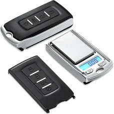 1PCS 0.01g Accuracy Mini Electronic Digital Pocket Scale 100g 200g  Key Style Portable Precision Weighing LCD Backlit Display For Jewelry Gold Sterling Jewelry Herb Food