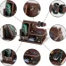 Multifunctional Desktop Charging Mobile Phone Holder Wooden Phone Storage Stand Key Holder Wallet Stand Watch Organizer