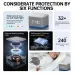 800mAh White Noise Sleep Aid Alarm Clock 8-Color Night Light 32 Soothing Sounds White Noise with APP Smart Control Sleep Time Digital Clock