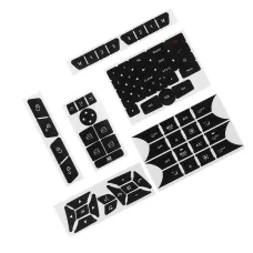 Matte Black Button Repair Decals Car Stickers For Mercedes-Benz GLK350 C Class CLS C218 SLK W172  W204 W212 W218 W207