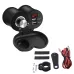Motorcycle Waterproof Dual USB Charger with Real-Time Voltage Monitoring 12V-24V Motorcycle Handlebar Charger