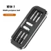 BENGGUO 10 in 1 Portable Bicycle Repair Tools 6mm Wrench 6Pcs CRV Removable Adapter Sleeve for Protable Bike Quick Fix