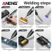 ANENG SL109 Electric Soldering Iron 75W Adjustable Temperature 100C to 450C Type-C Fast Charging Portable OLED Display Lightweight Repair Tool