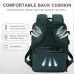 40*25*20cm Waterproof Nylon Travel Backpack 180 Open Design Laptop Clothing Shoes Compartment Luggage Bag with Trolley Strap