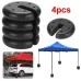 4pcs Canopy Tent Leg Weights Anchor Stand Heavy Duty Gazebo Discs Base Stabilizer for Outdoor Events