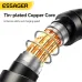 ESSAGER ES-X75 5A 240W Type-C to Type-C Cable PD3.1 Fast Charging Data Transmission Tin-plated Copper Core Line 1M/2M Long for iPhone 17 Pro 16 15 Pro Max for Xiaomi 17pro for Huawei for OPPO
