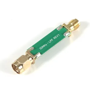 Low-Pass Filter Connector Installation 28mm x 9mm for Medium and Shortwave Signal Reception Noise Reduction High-Performance Filter