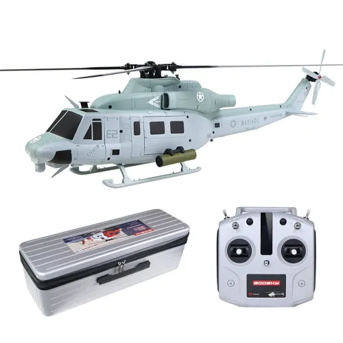 Goosky Legend E2 GPS 2.4G 6CH UH-1Y TOF Altitude Hold Dual Brushless Direct Drive Motor 1:35 Scale RC Helicopter BNF / RTF with GTS Flight Control System Carrying Case
