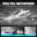 2 X Non-Fan H7 12V Car LED Headlight Bulb 6000K White Light LED Bulbs 1:1 Mini Headlight 18000LM CSP LED Chip IP67 Waterproof