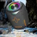 X60 20W Portable Speaker Wireless bluetooth Speaker 57mm Speaker HiFi Bass Sound RGB Light 2400mAh Battery TWS Pairing IPX6 Waterproof Support AUX TF Card USB Playback Outdoors Portable Speakers