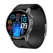S200 1.56-inch AMOLED Display Murata Precision Piezoelectric Air Pump 4CH PD Optical Sensor ECG Heart Rate Blood Pressure Blood Oxygen Monitoring Body Composition Analysis Non-invasive Glucose Measurement NFC Function IP66 Waterproof Smart Watch