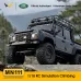 MNRC MN111 DIY KIT 1/18 4X4 RC Car LED Light Climbing Rock Crawler Off-Road Truck Portal Axle Alloy Shell Toys Classic Vehicles Models