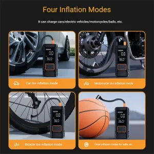 SUITU ST-5532C Portable Wireless Smart Tire Inflator Pump Digital Display for Cars Motorcycles Bicycles Basketballs Inflate