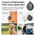 ROCKBRORT1W Mini GPTracker System FindMy App Air Tag Key Bluetooth 5.1 Sound Guidance Anti-Theft Remote Tracker Child Pet Finder