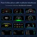 Portable HD Head-Up Display Car OBD Speed Navigation Projector Car Display Screen Car OBD Speed Navigation Projector No Ghosting cAR Head-Up Display