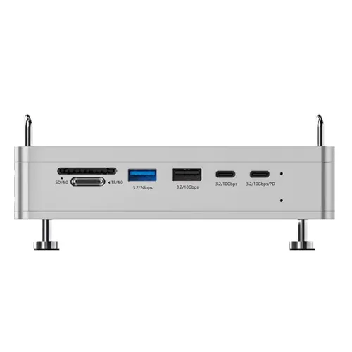 Ulanzi QT03 2-in-1 Minimalist Setup Docking Station with SSD Enclosure / USB-A 3.2 / USB-C 3.2 / PD Type-C / 4K HD / 3.5mm Audio / SSD / USB-C Hub / SD&TF 4.0 Multiports Hub Adapter for Phone Laptop Camera