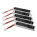5Pcs URUAV 3.8V 250mAh 40C/80C 1S HV 4.35V LiPo Battery PH2.0 Plug for RC Drone