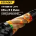 ESSAGER ES-X67 7A 100W USB-A to Type-C+Type-C Cable QC SCP FCP VOOC Fast Charging Data Transmission Tinned Copper Core Line 1M Long for iPhone 16 16 Pro 15 14 for Xiaomi 15 Ultra for Huawei Mate XT for Samsung Galaxy S25 Ultra