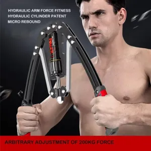 KALOA10-200KG Adjustable Arm Strengthener Hand Grip Strength Trainer Forearm Exerciser Power Strengthener for Muscle Building Forearm Training