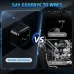 2 in 1 Wireless CarPlay Adapter Android Auto Bluetooth 5.0 Dual Band WiFi USB Connection Auto Connect OTA Update Plug and Play