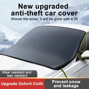 1PC Universal Car Windshield Sun Shade Snow Protector Cover Fit Anti-Frost Sunshade Snowproof For Most Cars SUVs Trucks