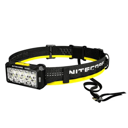 Nitecore HU2000 2000 Lumen Headlamp Compatible With External USB-Power Sources High Output Split-Type 10 xNiteLab UHHeadlamp Flexible Power Options USB-Recharge LEHeadlight Flashlight
