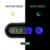 Mini Electronic Car Clock Watch Dashboard Clock Night Light Temperature LCD Backlight Digital Display Time Watch Auto Dashboard Clocks Luminous Thermometer