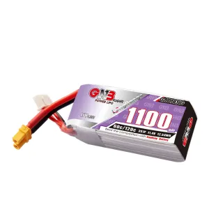Gaoneng GNB 11.4V 1100mAh 60C 3S LiPo Battery XT30 / XT60 Plug for Darwinfpv FoldApe4 RC FPV Racing Drone GOOSKY S2 Max RC Helicopter