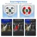 Hiseeu WHD318 8MP WiFi Camera Intelligent Night Vision Two-way Audio AI Human Detection IP66 Waterproof Support TF Card Wireless PTZ IP Safety Camera
